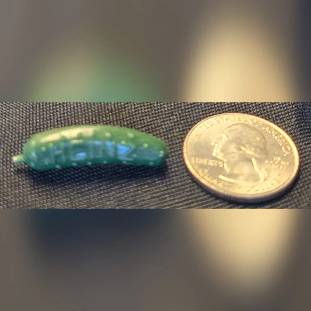 Set Of 3 Promotional Heinz Green Pickle Pins
